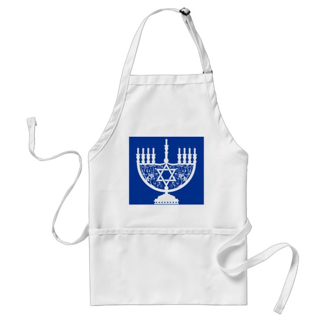 Hanukkah Menorah Schürze (Vorne)