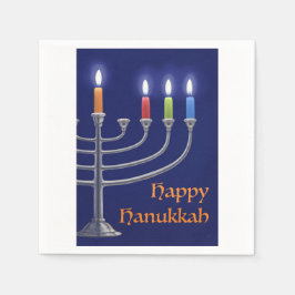 "Hanukkah Menorah." Servietten