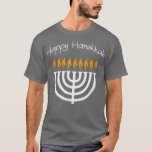 Hanukkah Menorah T - Shirt Chanukah Candles jüdisc<br><div class="desc">Hanukkah Menorah T - Shirt Chanukah Candles jüdisches Holiday T-Shirt.</div>