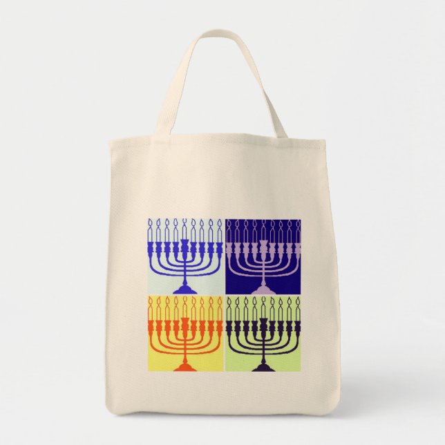 Hanukkah Menorah Tragetasche (Vorne)