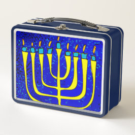 Hanukkah Metall Brotdose
