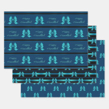 Hanukkah Metallic Bows