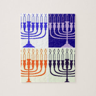 Hanukkah Minorah Puzzle