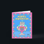 HANUKKAH MIT "HERZ" Hanukkah Card Feiertagskarte<br><div class="desc">Feiern Sie die Freude der Hanukka mit dieser sentimentalen Hanukkah-Karte,  die sicher eine Menge "Wärme" zu Ihrer Hanukka-Feier hinzufügen wird!</div>