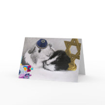 Hanukkah Mitzvah Peegs Guinea Schweine individuell