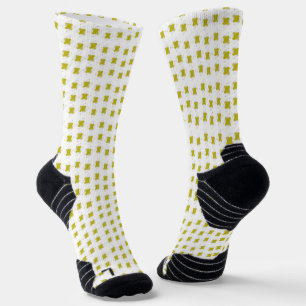 Hanukkah-Möwe mit Dreidel und Gelt Socken