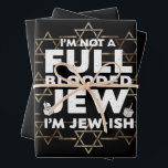 Hanukkah nicht vollständig blutrünstige jüdische C Geschenkpapier Set<br><div class="desc">Hanukkah nicht vollständig blutrünstige jüdische Chanukah</div>