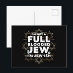 Hanukkah nicht vollständig blutrünstige jüdische C Postkarte<br><div class="desc">Hanukkah nicht vollständig blutrünstige jüdische Chanukah</div>