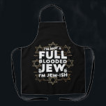 Hanukkah nicht vollständig blutrünstige jüdische C Schürze<br><div class="desc">Hanukkah nicht vollständig blutrünstige jüdische Chanukah</div>