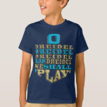Hanukkah "O Dreidel Dreidel Dreidel" Kid's T - Shi T-Shirt<br><div class="desc">Hanukkah "O Dreidel Dreidel Dreidel Jetzt Dreidel I Shall Play" Wählen Sie aus vielen verschiedenen Shirt-Farben, Stile und Größen für dieses Design! Danke, dass Sie anhalten und einkaufen! Sehr geschätzt! Happy Chanukah/Hanukkah!Stil: Kids' Hanes TAGLESS® T-ShirtWait 'bis Sie dieses marklose Abschlag auf Ihrer Niere bekommen. Er wird seinen Alltag auf eine...</div>