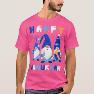 Hanukkah oder jüdischer Urlaub oder Happy Hanukkah T-Shirt