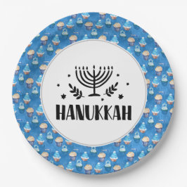 Hanukkah Pappteller