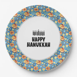 Hanukkah Pappteller