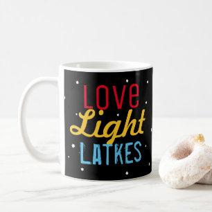 Hanukkah Party Liebe Light Latches Personalisiert Kaffeetasse