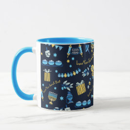 Hanukkah Personalisiert Menorah Dreidel Tasse