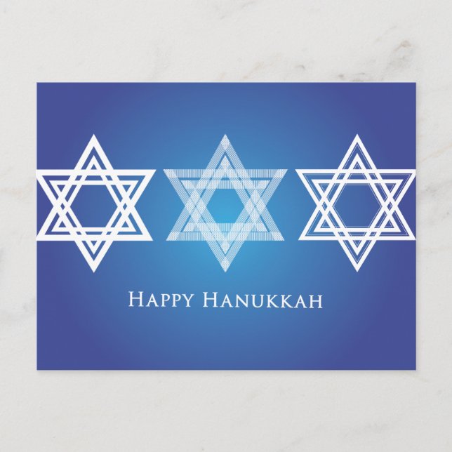 Hanukkah Postcard Feiertagspostkarte (Vorderseite)