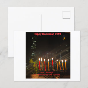 Hanukkah Postcard Postkarte