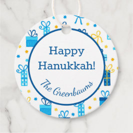Hanukkah präsentiert Geschenktag Geschenkanhänger