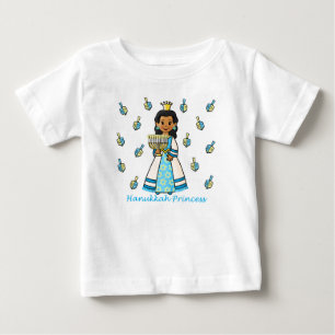 Hanukkah Princess Baby T-shirt