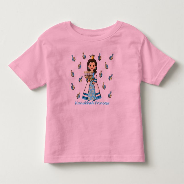 Hanukkah Princess Kleinkind T-shirt (Vorderseite)