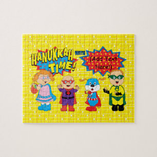 Hanukkah Puzzle Super Hanukah Helden
