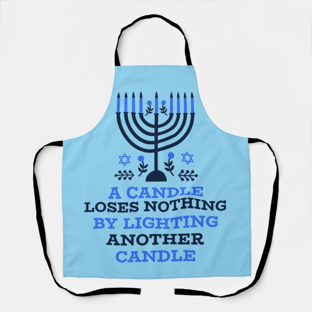 Hanukkah Quote Apron Schürze (Vorderseite)