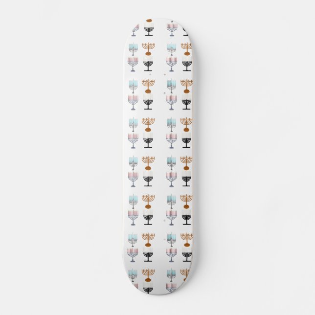 Hanukkah Religion Judaismus Skateboard (Vorderseite)