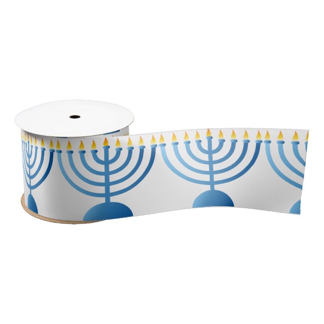 Hanukkah Ribbon Satinband (Spule)