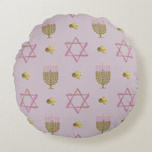 Hanukkah Rundes Kissen