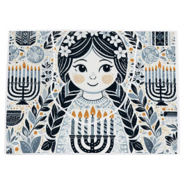 Hanukkah Sameach Celebration Geschenktasche: Entpa Große Geschenktüte