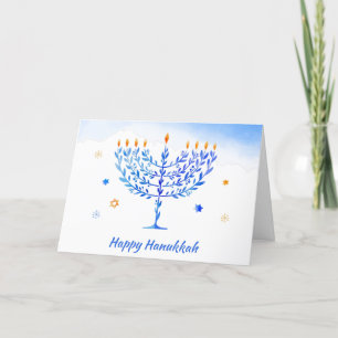 Hanukkah sameach! Happy Hanukkah Greetings Feiertagskarte