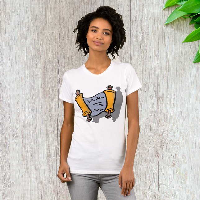 Hanukkah Scroll Womens T - Shirt (Von Creator hochgeladen)