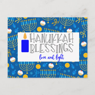 Hanukkah-Segen Postkarte