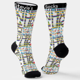Hanukkah-Socken "Frohes Hanukkah Funukkah" Socken
