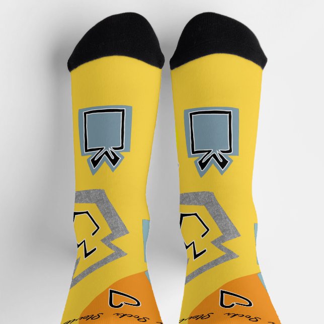 Hanukkah-Socken "Hanukkah-Spaß" Socken (Oben)