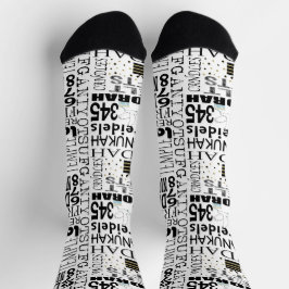 Hanukkah Socks "Hanukkah Says" Socken