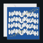 Hanukkah Sparkle Gold Stars Grußkarte<br><div class="desc">Unsere Hanukkah Gold Stars Grußkarte mit Funkeln und Glitzer ist eine unterhaltsame,  elegante Art und Weise,  Familie,  Freunden und Kunden ein Happy Hanukkah/Chanukah zu wünschen. Anfragen? E-Mail: bestdressedbread@gmail.com</div>