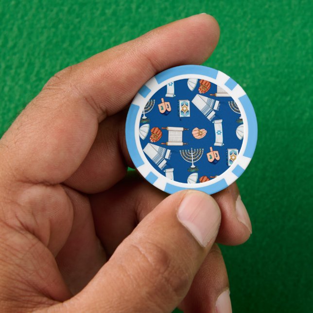 Hanukkah-Spaß-Pokerchips Pokerchips (Hand)