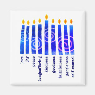 HANUKKAH Spirituelles Obst Christlich Magnet
