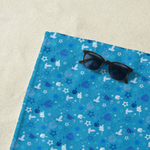 Hanukkah Stars Beach Handtuch