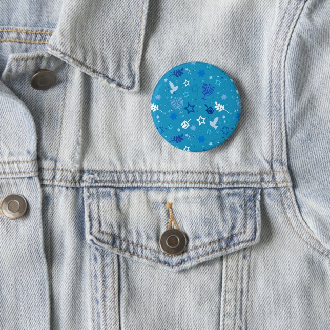 Hanukkah Stars Button (Beispiel)