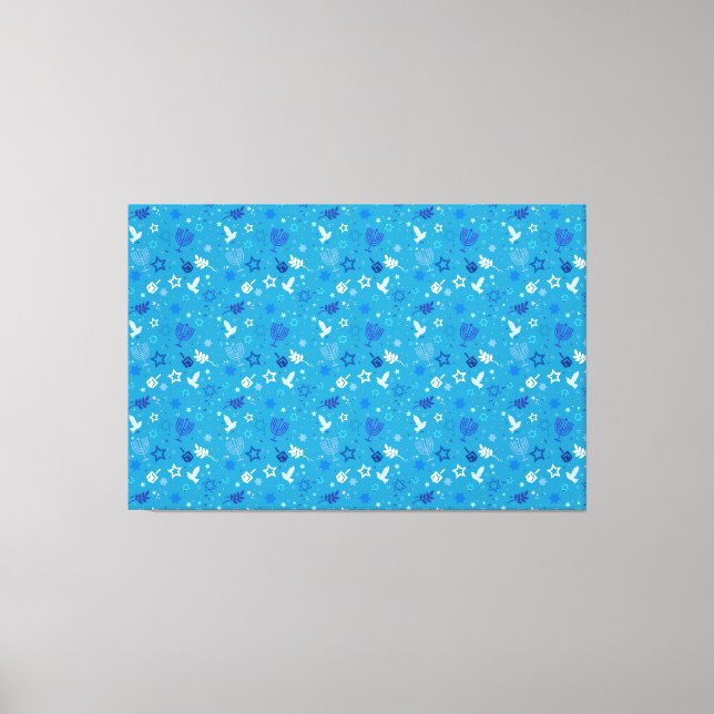 Hanukkah Stars Canvas Print Leinwanddruck (Vorderseite)