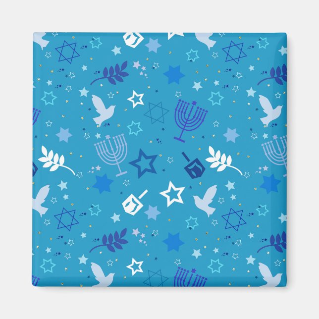 Hanukkah Stars Magnet (Vorne)