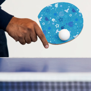 Hanukkah Stars Ping Pong Paddle Tischtennis Schläger