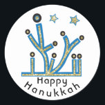 Hanukkah Stickers "Blue Bling Menorah"<br><div class="desc">Hanukkah Holiday Aufkleber, "Blue Bling Menorah" Anyway ich es buchstabieren, Chanukah ist einer meiner Lieblingsferien. Viel Spaß mit diesen Aufklebern wie Tortenpfropfen, Geschenketiketten, Taschenschließungen oder was auch immer Ihre Feierlichkeiten sind! Persönlich gestalten, indem Sie "Happy Hanukah" löschen und Ihren eigenen Text mit Ihrem bevorzugten Schriftart Stil, Größe und Farbe hinzufügen!...</div>