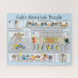 Hanukkah Story Puzzle Personalisiert/16 x 20
