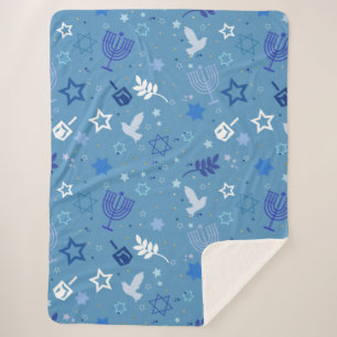 Hanukkah Symbole Sherpadecke