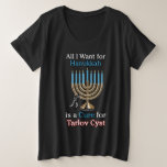 Hanukkah...Tarlov Cyst Plus Size T - Shirt<br><div class="desc">Hemd</div>