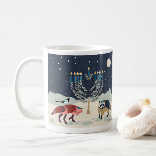 Hanukkah Tiere Menorah Wüste Kaffee Tasse
