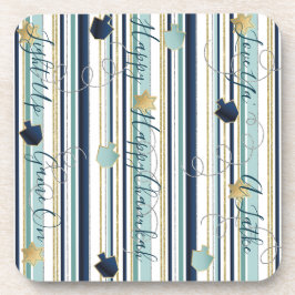 Hanukkah-Untersetzer Das Neue Elegante Getränkeuntersetzer